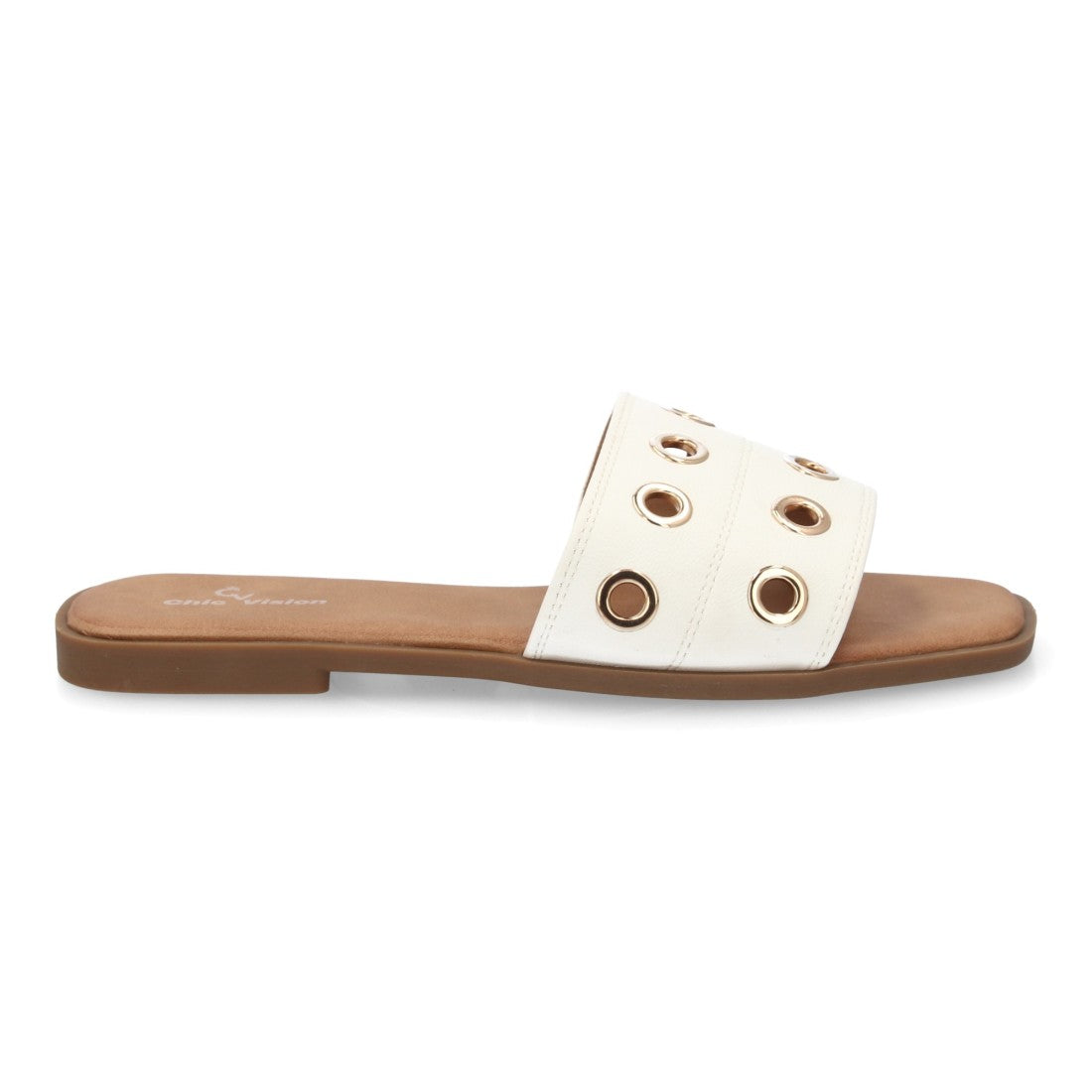 Sandalia ojales blanco